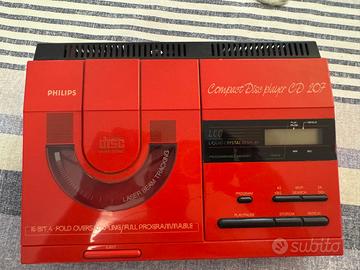 RARO! Philips lettore compact disc CD 207 - ROSSO