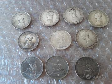 500 lire  argento lotto 