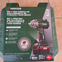 Avvitatore parkside a percussione batteria 20V 4Ah