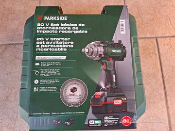 Avvitatore parkside a percussione batteria 20V 4Ah