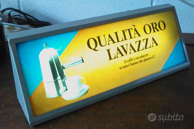 INSEGNA PUBBLICITARIA VINTAGE CAFFE' LAVAZZA