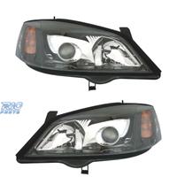 FARI XENON PER OPEL ASTRA G 97-04 FONDO NERO