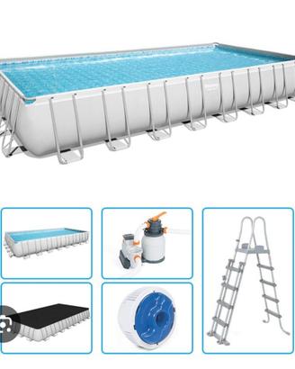 Piscina NUOVA Bestway Power Steel m.9,56x4,88x1,32