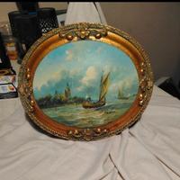 quadro d'epoca con firma