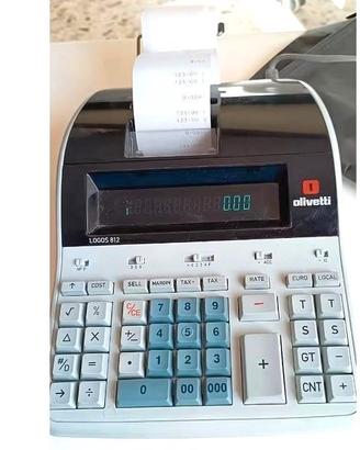 Calcolatrice a stampa Olivetti Logos 812