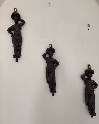 Trittico di Sculture in Bronzo (7 kg+)