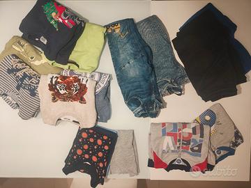 Lotto vestiti bambino 6/7 anni