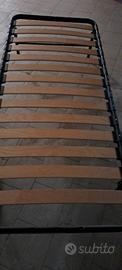 Rete Singola a Doghe in Legno – Come Nuova,