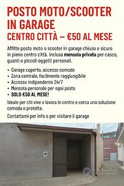Posto Moto/Scooter in Garage