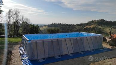 Piscina da esterno rettangolare 