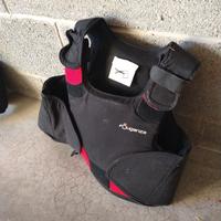 Giubbotto e casco equitazione bimbi