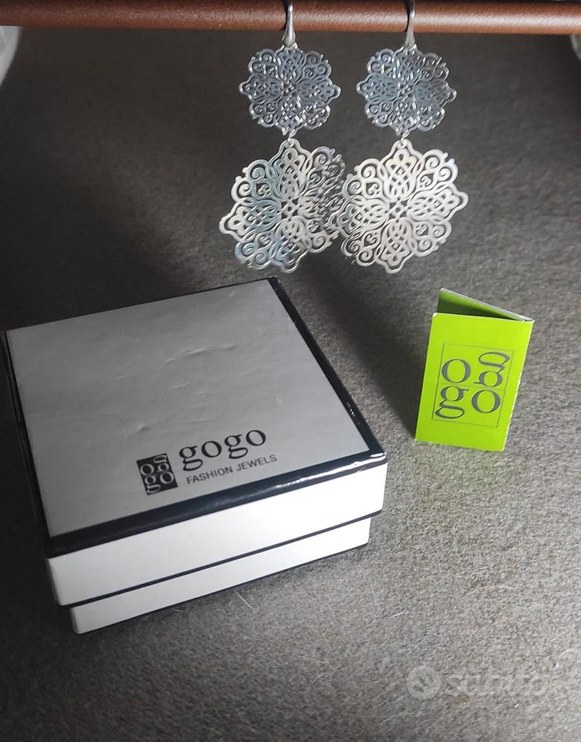 Orecchini filigrana d' argento gogo Abbigliamento e