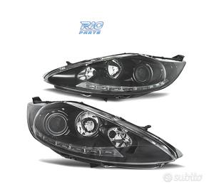 FARI FORD FIESTA 08-12 LUCE DIURNA NERO
