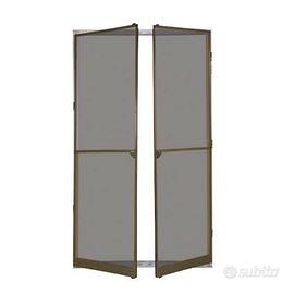 zanzariera battente 2 ante bronzo verniciato