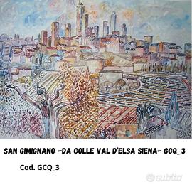 SAN GIMIGNANO -Da Colle Val d’Elsa Siena- GCQ_3