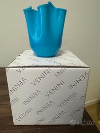 Vaso Venini Fazzoletto azzurro