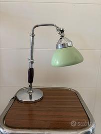 piccola Lampada ministeriale  anni 40 cromata