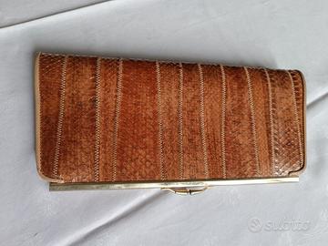 Pochette vintage in rettile
