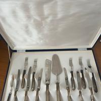 Posate per dolce in argento vintage