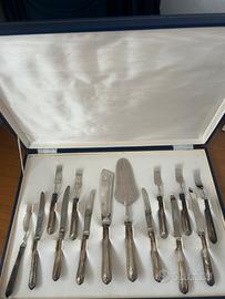 Posate per dolce in argento vintage