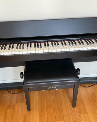 Pianoforte digitale Roland F140R + sgabello RBP200