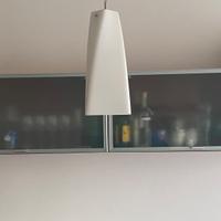 Pensile in ciliegio e vetro