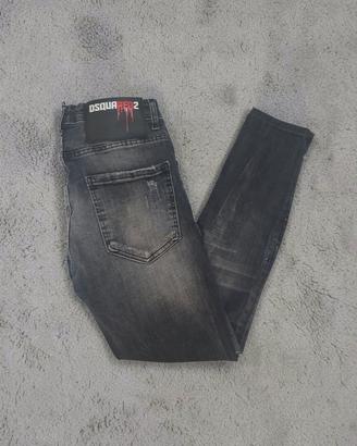 Jeans Dsquared2 Nero Taglia 46 Slim