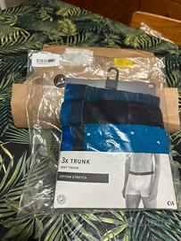 Boxer uomo morbidi C&A blu nero nuovi elast. (3XL)