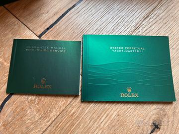 Rolex yacht Master II  libretti