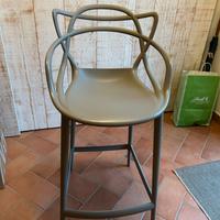 Coppia Sgabelli Kartell Masters Stool grigi