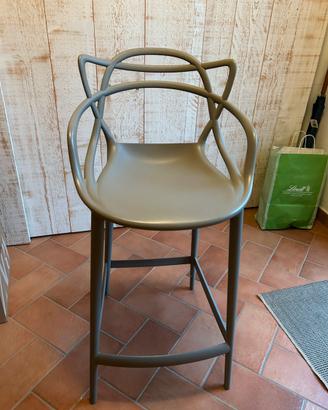 Coppia Sgabelli Kartell Masters Stool grigi