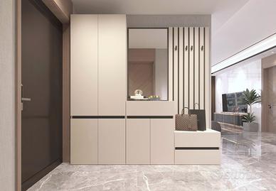 Mobile ingresso moderno 217 cm specchio