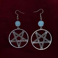 Orecchini Pentacolo Rovesciato 