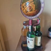 porta liquori con mappamondo