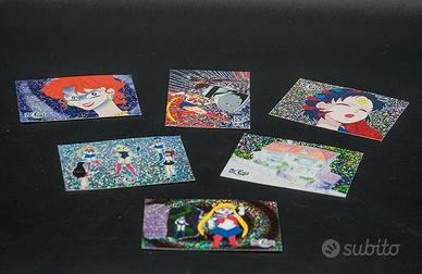 6 carte collezionabili prismatiche di Sailor Moon