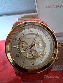 orologio cronografo Michael Kors nuovo Oversize 