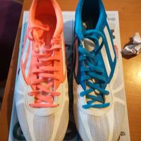 Scarpe da atletica chiodate Adidas n.40