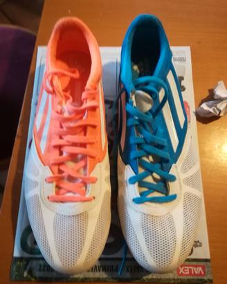 Scarpe da atletica chiodate Adidas n.40