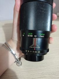 Teleobiettivo zenit 200mm f3. 5 vintage