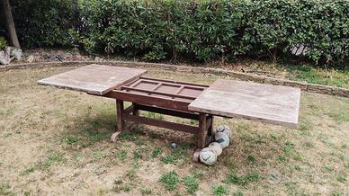 Tavolo in legno da giardino (3m  x 1 m x 0,5 m)