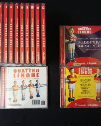 Corso 4 Lingue inglese spagnolo francese tedesco
