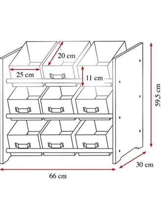 Porta giochi o libri