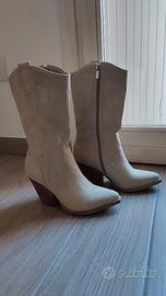 Stivali Beige Queen Helena - Talla 37