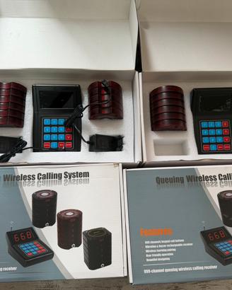 Sistema chiamata wireless per ristorazione
