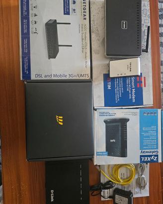 Modem Router Adsl fibra D-LINK TIM FASTWEB NETGEAR