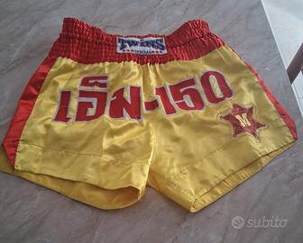 Pantaloncini Muay Thai Twins Special XL Giallo Ros