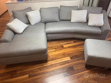 Divano Sormani - 4 posti con chaise longue