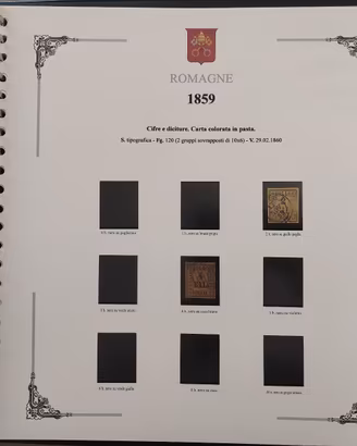 album collezione francobolli antichi stati italian
