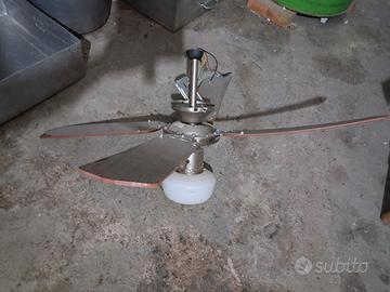 ventilatore a soffitto con lampada 