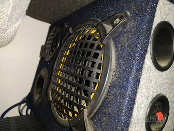 Amplificatore stage line 100 watt e coppia di cass